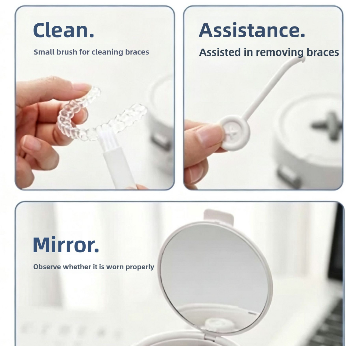 Soalix 3-in-1 Portable Aligner Storage